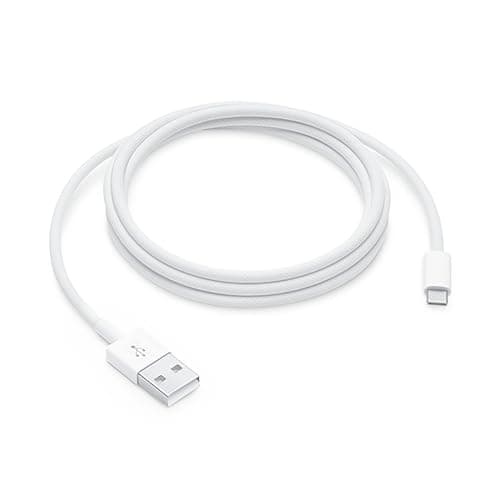 TV Remote USB C Charger Cable for Apple TV Remote 3rd Gen/4th Gen, Siri Remote 3rd Gen, Woven USB A to USB-C Cord Fast Charging for Apple/Samsung Smart TV Remote Control, Type C Charge Wire - White