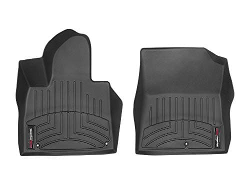 WeatherTech FloorLiner, Custom Fit Liner Floor Mats for Kia Sorento (4416501), Floor Mats 1st Row, Black Liners