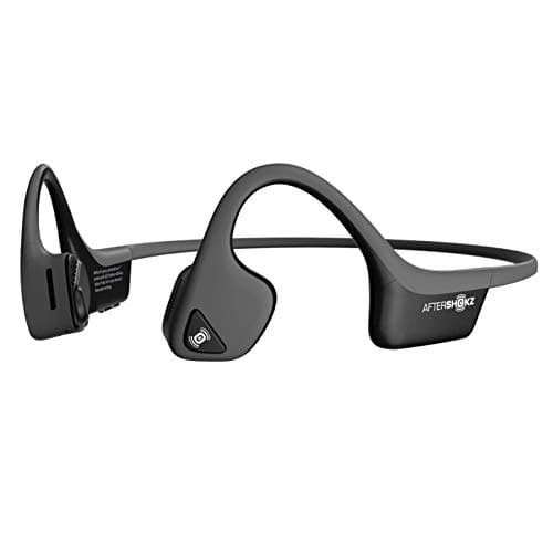 AfterShokz AS650 Air Open Ear Wireless Bone Conduction Headphones, Slate Grey