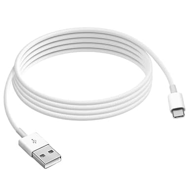 2 m USB A to USB C Woven Cable for Apple TV Remote 3rd Gen/4th Gen, TV Siri Remote 3rd Gen,TV 4K Remote 3rd Gen, AirPods 4, AirPods Max 2 (2024), AirPods Pro(2nd gen) Charger Cord, Car carplay Cable