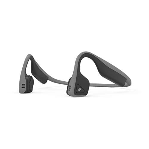 AfterShokz Titanium Mini Wireless Bone Conduction Bluetooth Headphones, Shorter Headband Size for Smaller Fit, Open-Ear Design, Slate Grey, AS600MSG, 2.1