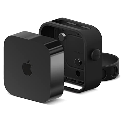 elago Apple TV Mount 4k 3rd Generation- 3 Mount Options (Magnet, Hang, Screw), Compatible with Apple TV 4K 3rd Generation (2022), Prevents overheating