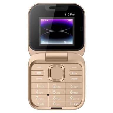 Mobile Phone for Elderly - Foldable Mobile Phone for Seniors, Rechargeable Folding Cover Design, HD Rear Camera Mobile Phone, Small Folding Phone, Telephone