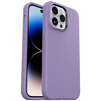 OtterBox iPhone 14 Pro Max Symmetry Series+ Case - You Lilac IT (Purple), Ultra-Sleek, Snaps to MagSafe, Raised Edges Protect Camera & Screen
