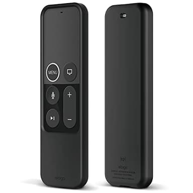 elago R2 Slim Cover - Compatible with Apple TV Siri Remote 4K, 4th Generation (Black) - Anti-Slip, Slim Fit, Durable Material, Scratch-Free Silicone, Shock Absorption