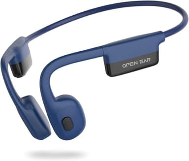 SANOTO Bone Conduction Headphones,Open Ear Headphones with 8 Hours Battery Life, Bone Conduction Headphones with Dual Microphone, IPX6 Waterproof Sports Headphones for Jogging and Cycling