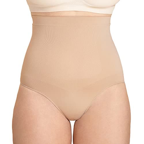SHAPERMINT Body Shaper Panties for Women - Shapewear Women Tummy Control Shapewear Beige