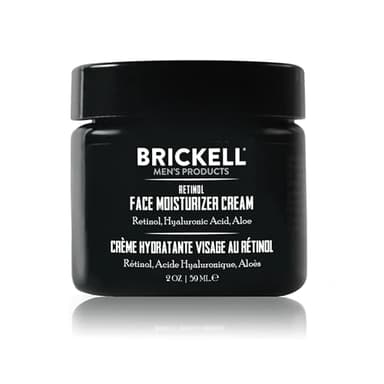 Brickell Men's Retinol Face Moisturizer Cream For Men, Natural & Organic, Face Night Cream with Retinol & Hyaluronic Acid To Minimize Fine Lines and Even Skin Tone, Fragrance-Free, 59ml