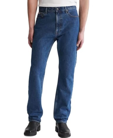 Calvin Klein Men's Slim Straight Fit Jeans, Pacifico, 29W x 30L