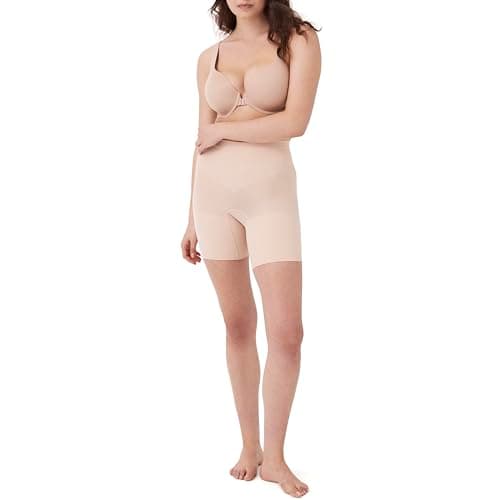 Spanx Seamless Power Short - Core Shapewear - Lightweight, All-Day Shaping - Comfortable Support - Body Shaper Shorts - Soft Nude X-Large