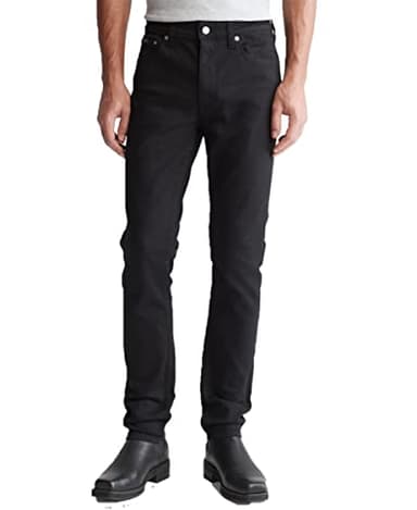 Calvin Klein Men's Skinny Fit Jeans, Forever Black, 30W x 30L