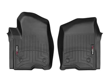 WeatherTech Custom Fit FloorLiner for Sierra 1500 / Silverado 1500-1st Row (Black)