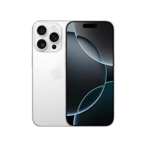 Apple iPhone 16 Pro Max, 1TB, White Titanium (Renewed)