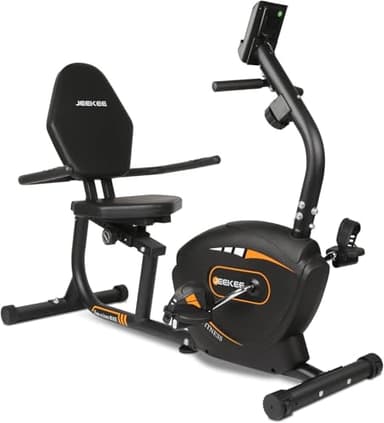 JEEKEE Recumbent Exercise Bike for Adults Seniors - Indoor Magnetic Cycling Bike for Home Workout