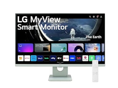 LG 27" FHD IPS MyView Smart Monitor with webOS and Built-in Speakers, Green