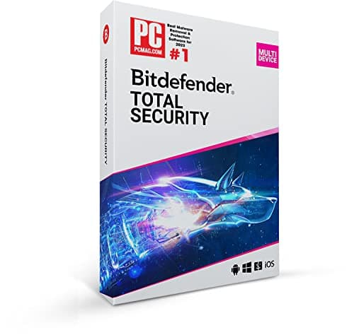 Bitdefender Total Security 2025 - 5 Devices | 1 year Subscription | PC/Mac | Activation Code by Mail
