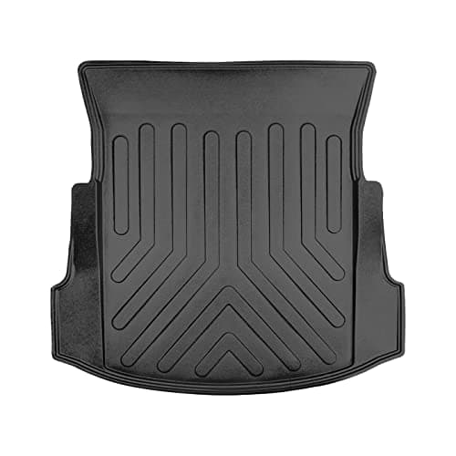 RizLiner Tesla Model 3 2017-2023 Cargo Liner 3D Custom Fit Compatible with Tesla Model 3 Heavy Duty All Weather Car Trunk Liner Waterproof Odorless Non-Slip Soft TPE Cargo Mats (Black)