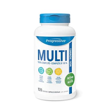 MultiVitamin for Active Men - 120 Capsules | Made with Glutamine, ALA, CoQ10, Green Food Concentrates, Chromium, Tribulus, Zinc, Vitamin D3 and Vitamin K2