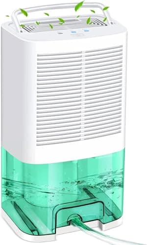 MADETEC Dehumidifiers for Home Basements 3500 Cubic Feet 800 Sq.ft Portable Dehumidifier with Drain Hose and 2000 ML Water Tank, Ideal for Bedroom Bathroom Basements Closet Kitchen RV (Gray)