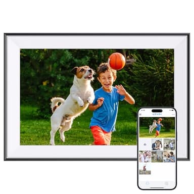 Dragon Touch 10.1 Inch WiFi Digital Photo Frame, 1280x800 HD IPS Touch Screen Photo Frame Display, 16GB Memory, Auto-Rotate， Share Photos/Videos Instantly via Free App Best Gifts for Birthday, Wedding