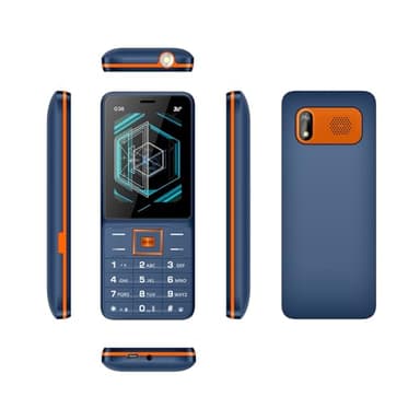 Basic Mobile Phones for Kids or Senior, 3G Dumb Cell Phones, Dual SIM Unlocked Phones, Backup Work Phone with Big Button,Blue