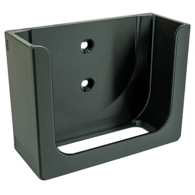 Apple TV Mount | Compatible with Apple TV 4K 3rd Generation (2022 Release) | Bracket Holder for 3rd Gen Only | Wall Mount or Mount to Back of Television | Includes Adhesive and Screws (Black)
