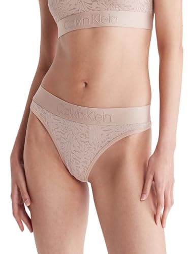 Calvin Klein Women's Intrinsic Thong, Cedar, Medium