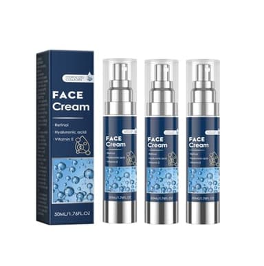 Men's Anti-aging Cream, Men's 6-in-1 Eye Cream, Men's 6-in-1 Anti-aging Anti-wrinkle Collagen Cream Emulsion, Men's Face And Neck Eye Cream. (Color : 3Count (Pack of 3))