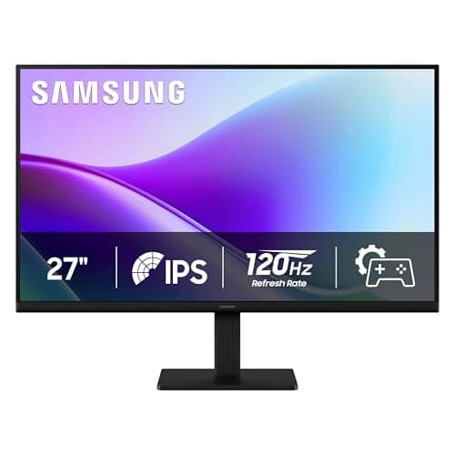 Samsung 27-inch FHD Flat Screen IPS Panel 5ms Monitor with 120 Hz Refresh Rate, Game Picture Mode & Super Slim Design (LS27F320GANXZA) - [Canada Version](2025)
