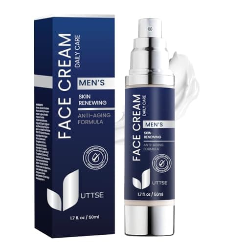 Face Cream for Men: Anti Aging & Wrinkle Cream for Men with Collagen, Hyaluronic Acid, Vitamins E & B, Shea Butter - Dark Spots Remover & Eye Bags Treatment for Men - 1.7 oz.