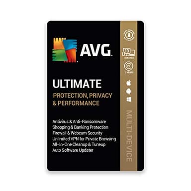 AVG Ultimate Multi-Device (PC, Mac & Android) (10 Devices | 2 Years) (Email Delivery in 2 hours-No CD)