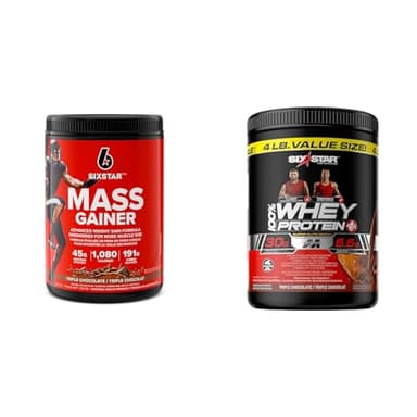 Mass Gainer Protein Powder, Six Star Mass Gainer, Muscle Builder Whey Protein Powder & Whey Protein Powder, 100% Whey Protein Plus, Whey Protein Isolate & Peptides