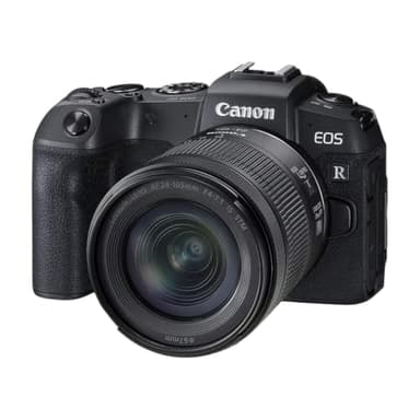 Canon EOS RP Full-Frame Mirrorless Interchangeable Lens Camera + RF24-105mm Lens F4-7.1 is STM Lens Kit- Compact and Lightweight for Traveling and Vlogging, Black (3380C132)