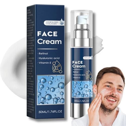 Face Cream for Men 6 In 1 - Anti Aging & Wrinkle Cream for Men - Mens Face Moisturizer, 50ml