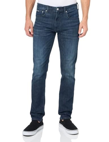 Calvin Klein Men's Skinny High Stretch Jeans, Secaucus, 32W x 30L