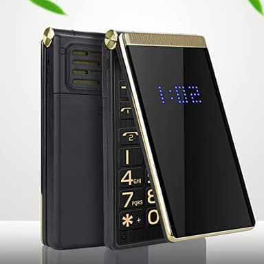 Unlocked Flip Mobile Phone for Senior, Basic Feature Big Cell Phone 2G, 5900mAh, SOS, Flashlight, Dual SIM, Loud Voice, 2.8" Screen for Elderly, Kids