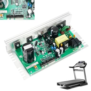 LEAPTREND MC1648DLS 386763 Treadmill Control Board Motherboard(Black Sockets/Old Model/8 Pins), 50w Treadmill Motor Controller Fit for FreeMotion Nordic-Track Proform, Replace ZC0549 391855