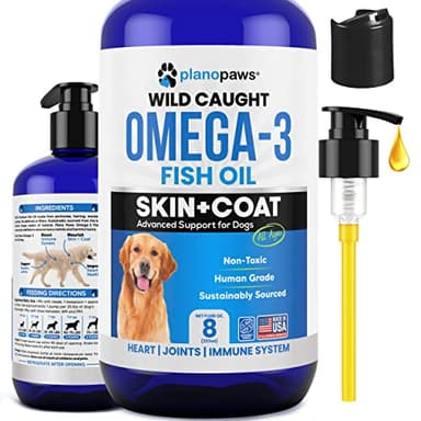 Omega 3 Fish Oil for Dogs - Better Than Salmon Oil for Dogs - Dog Fish Oil Supplement for Shedding, Allergy, Itch Relief - Supports Dry Skin, Joints - Dog Skin and Coat Supplement - for All Breeds
