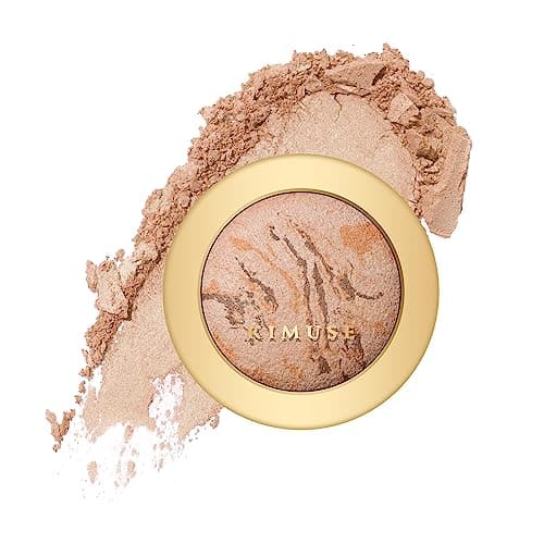 KIMUSE Lighting Glow Baked Foundation, Brighten Color Corrector, Buildable Coverage, Lightweight Powder Foundation, Radiant Natural Finish (Natural)