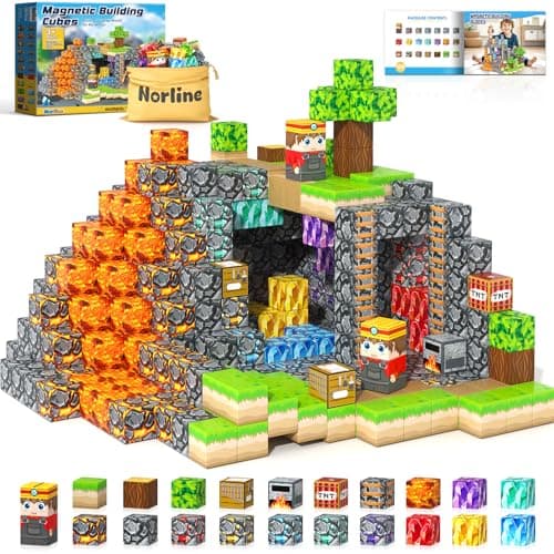 100PCS Magnetic Blocks Building Toys STEM Learning Magnet Blocks(0.8")